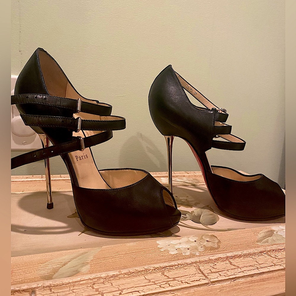 Christian Loubiton leather stilettos